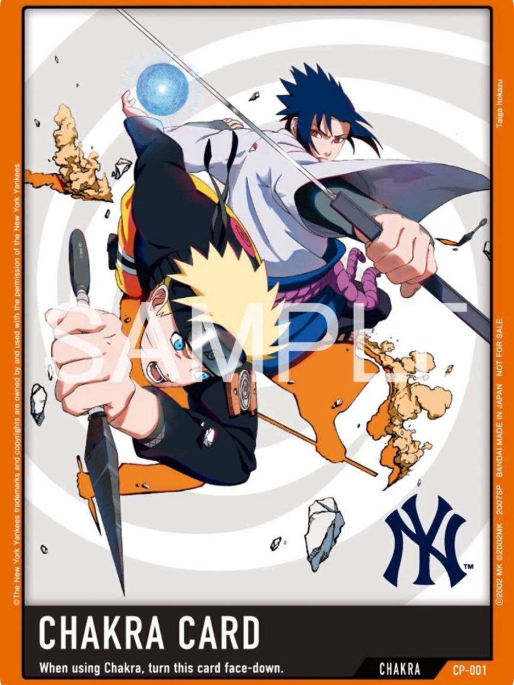 New York Yankees NARUTO Night Stadium Exclusive Chakra Card SGA 9/8/26